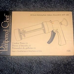 The Pampered Chef Cookie Press #1525. NIB
